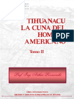 Tiwanaku Cuna Del Hombre Americano - Tomo II (Arthur Posnansky)