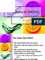 Summary and Limitations of ANOVA