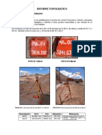 Informe Topografico Hito de Topografia