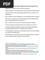 Download Donald Trump Radical Islam Policy Speech - Transcript by The Conservative Treehouse SN321271189 doc pdf