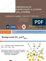 Comparison of the San Joaquin Valley and Los Angeles Basin HOx Systems