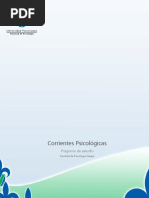 Corrientes Psicologicas