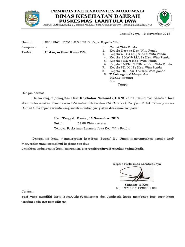 10 Undangan Pemeriksaan Iva Hkn