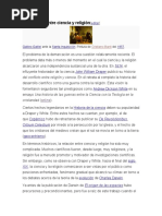Separación Entre Ciencia y Religión