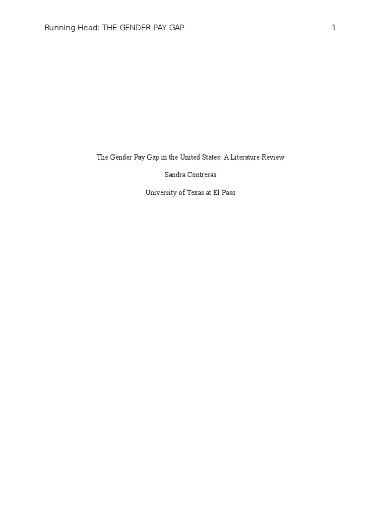 Understanding the Gender Pay Gap | PDF | Gender Pay Gap | Gender Inequality