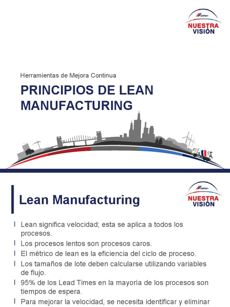 Principios Clave de Lean Manufacturing | PDF | Lean Manufacturing | Six ...