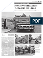 Entre Aguateros y Camiones: La Historia Del Agua en Lima