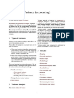 Variance Analysis WIKIPEDIA PDF