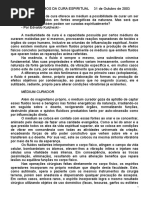 O Passe Espírita - Cura Espiritual