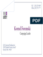 kornell business card