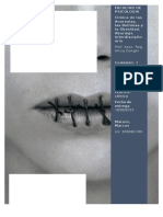 Informe de Articulacion Teorico-Clinico Anorexias Donghi