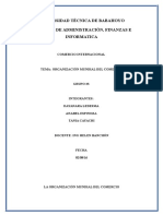 La Organización Mundial Del Comercio (1)