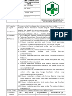 Sop Penilaian Kelengkapan Dan Ketepatan Isi Rekam Medis