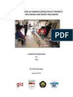 Completion Report PUE Project 2013