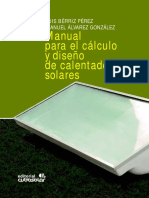 Manual Para El Cálculo y Diseño de Calentadores Solares