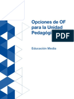 Educacion Media - Opciones de of para La Unidad Pedagogica