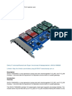 SinoV-TDM2400E 24 Fxo - Fxs PCI-E Asterisk Card