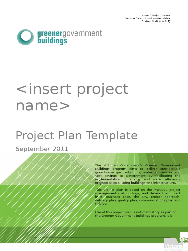 Greener Government Buildings Project Plan | PDF | Request For Proposal ...