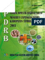 Buku PDRB Kabupaten Tambrauw 2011