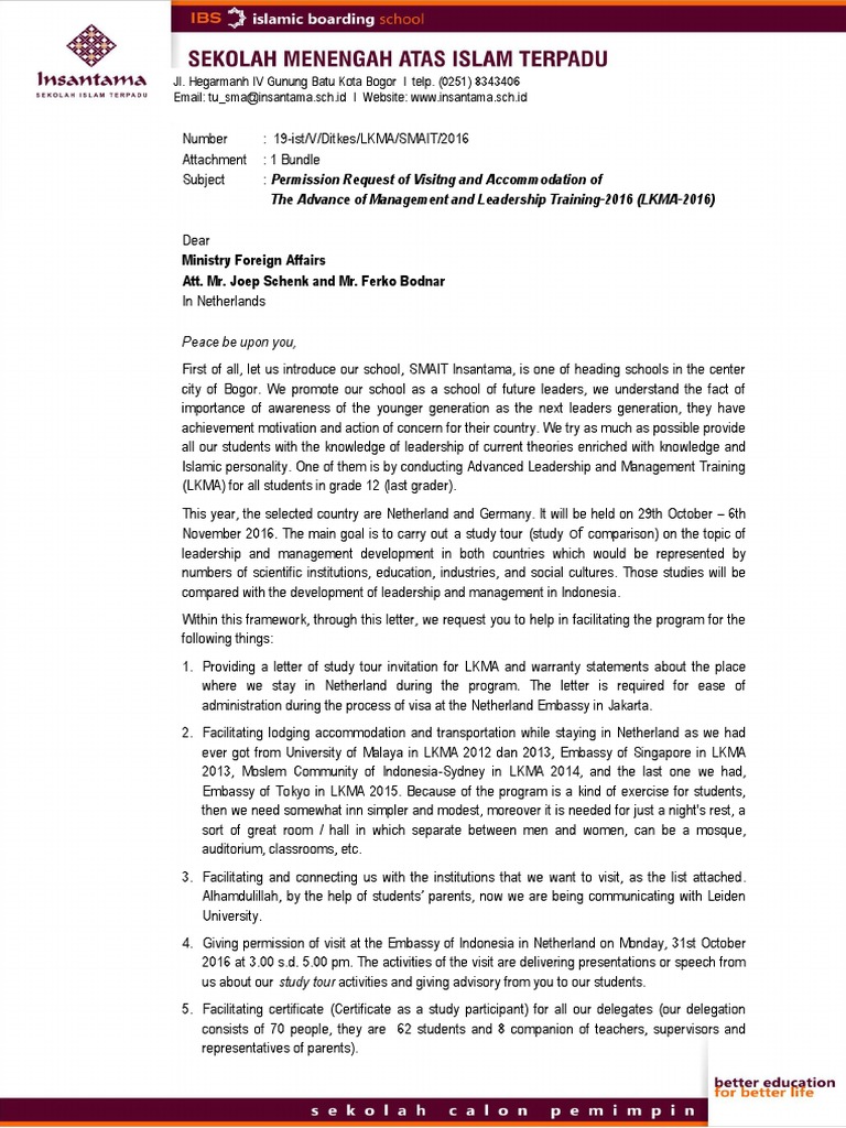00 Surat Lkma Kemenlu Belanda English Pdf Leadership