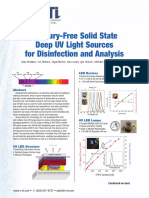 Mercury Free Solid State Uv Led Disinfection and Analysis
