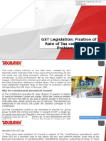 GST Legislation Fixation of Rate of Tax Can Be Most Problematic