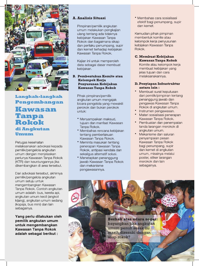 Leaflet 7 Kawasan Tanpa Rokok PDF | PDF