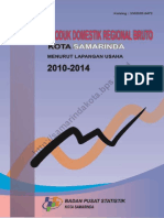 PDRB Kota Samarinda 2010-2014