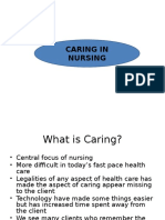 CARING AT THE HEART OF NURSING