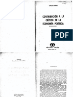 19 Marx Contribucion a La Critica de La Economia Politica (Prefacio) - 4 Copias