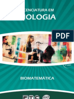 Licenciatura em Biologia - Biomatemática