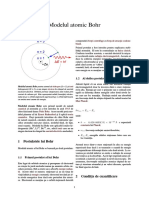 Modelul Atomic Bohr