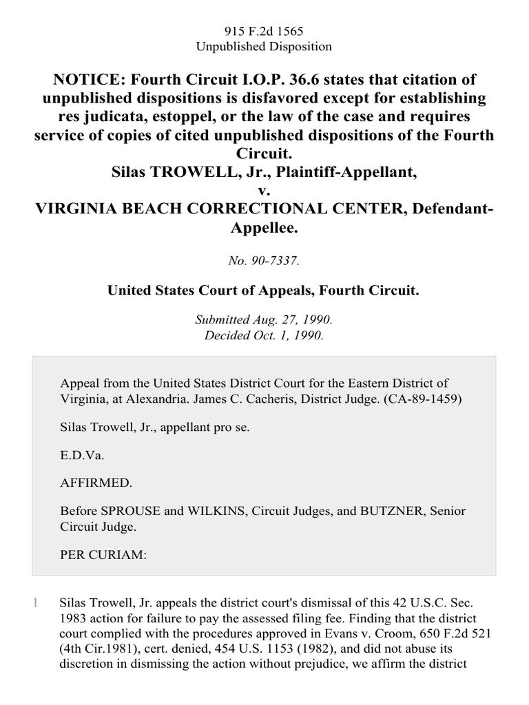 silas-trowell-jr-v-virginia-beach-correctional-center-915-f-2d-1565