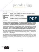 OLIVEIRA Et Ali+violência e Transgressão. Uma Trajetória Da Humanindade