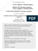 United States v. Jacob Harrison, JR., United States of America v. Casey Seon Burnett, 272 F.3d 220, 4th Cir. (2002)