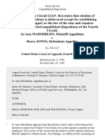 Jo-Ann Marshburn v. Harry Jones, 934 F.2d 319, 4th Cir. (1991)