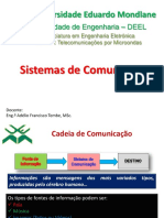 Aula 1 - Sistemas de Comunicao