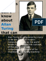 8 Things You Don’t Know About Allan Turing