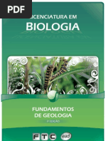 Licenciatura em Biologia - Fundamentos de Geologia