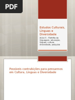 Estudos Culturais, Línguas e Diversidade (1)