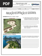 Avaliação Trimestral de Geografia 