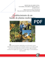 Establecimiento de Huerto de Plantas Medicinales PDF