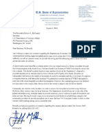Miller Letter To VA Secretary