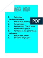 8 Dimensi Mutu