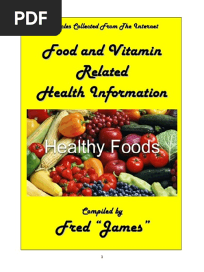 Food Vitamin Related Health Relaterd Articles Vol 1