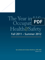 The Year in US Occupational Health & Safety 2012