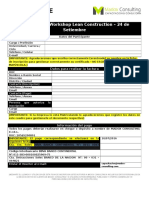 Ficha de Inscripción - Stakeholder Workshop Lean Construction - 24 de Setiembre