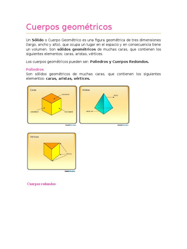 Cuerpos Geométricos