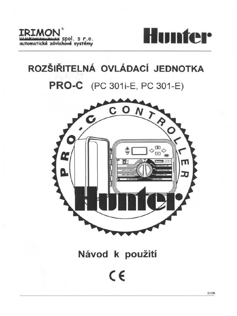 Hunter PROC (PC 301iE, PC 301E) 2006 PDF