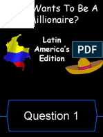 Latin America's Who Wants To Be A Millionaire? Edition